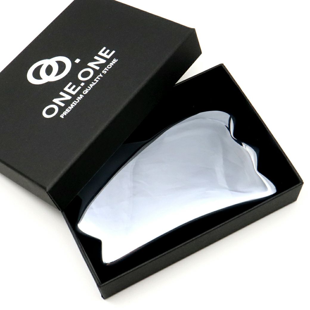 テラヘルツ鉱石 かっさ プレート バタフライ型 Cタイプ フェイシャルマッサージ 美容 健康 Terahertz 鏡面加工