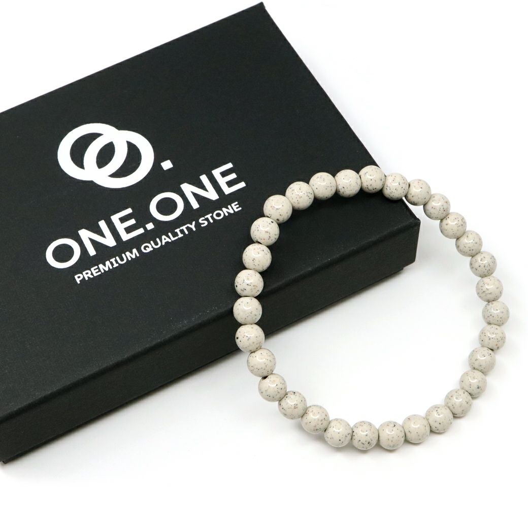 北投石 ブレスレット 6mm 台湾産 ほくとうせき セラミック ラジウム Hokutolite