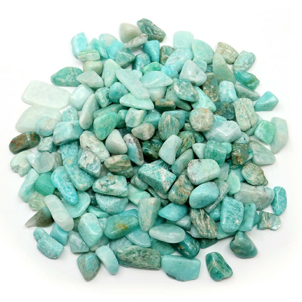 アマゾナイト さざれ  中粒 100g 天然石 チップ レジン封入に 材料 パーツ 浄化 パワーストーン Amazonite