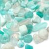 アマゾナイト さざれ  中粒 100g 天然石 チップ レジン封入に 材料 パーツ 浄化 パワーストーン Amazonite