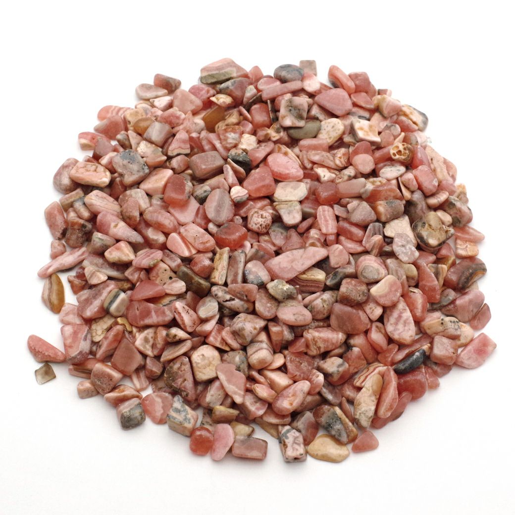 インカローズ さざれ 小～中粒 100g 天然石 ロードクロサイト チップ レジン封入に 材料 パーツ 浄化 パワーストーン Incarose