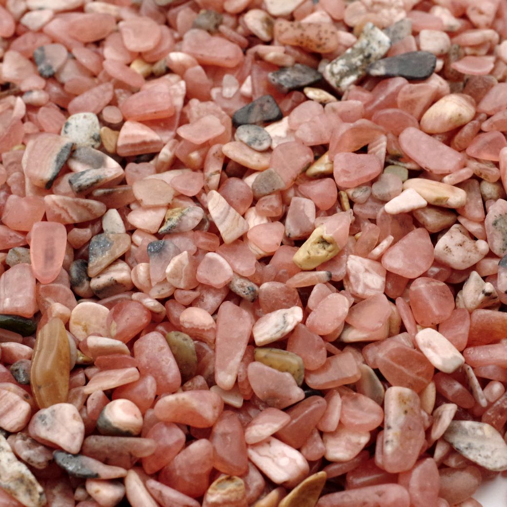 インカローズ さざれ 小粒 100g 天然石 ロードクロサイト チップ レジン封入に 材料 パーツ 浄化 パワーストーン Incarose