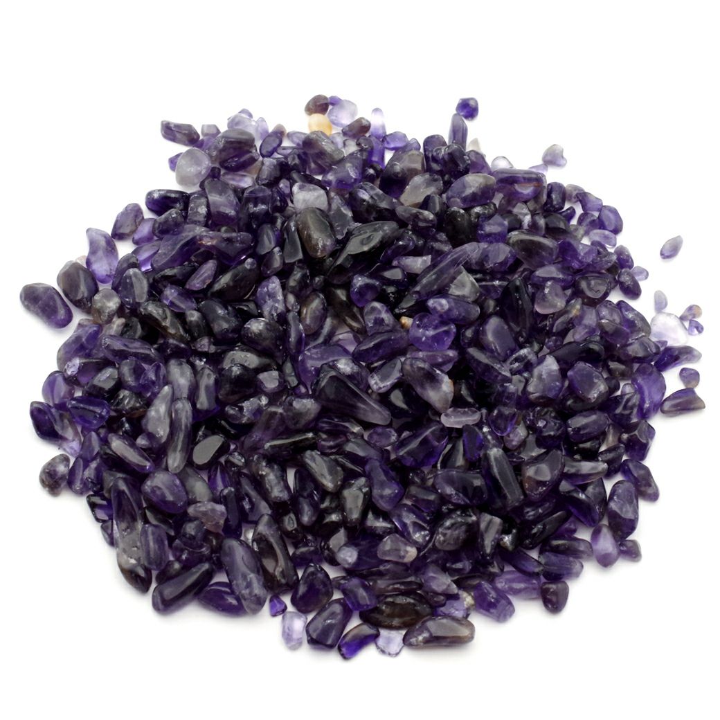 アメジスト AA さざれ 小粒 100g ウルグアイ産 天然石 チップ レジン封入に 材料 パーツ 浄化 パワーストーン Amethyst