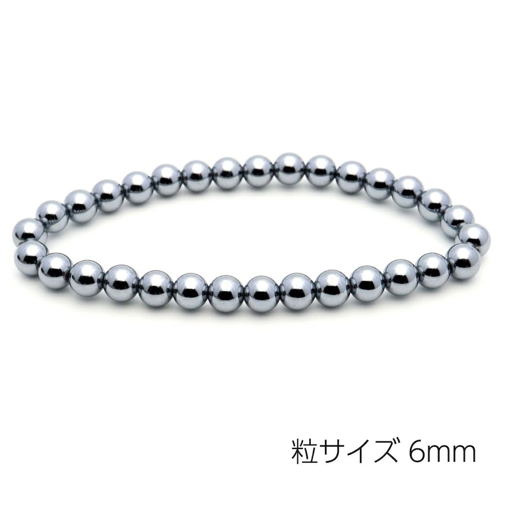 テラヘルツ鉱石 ブレスレット 6mm 健康 パワーストーン Terahertz